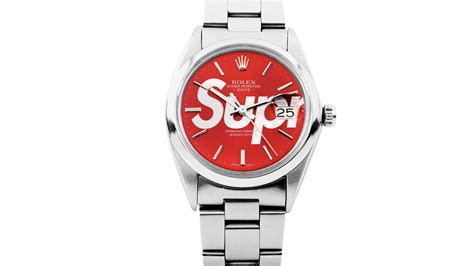 supreme x Rolex oyster perpetual date